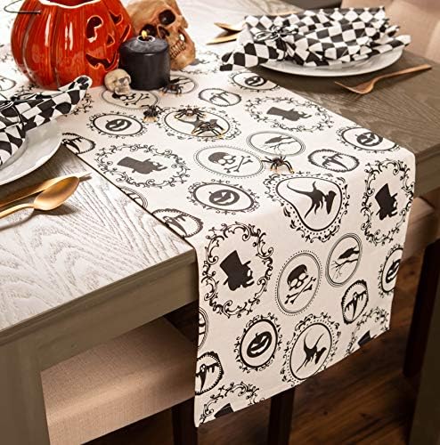 DII Halloween Party Tabletop Decor Table Runner 14x72