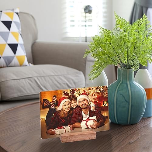 16Pcs Wooden Place Card Holders for Weddings Parties