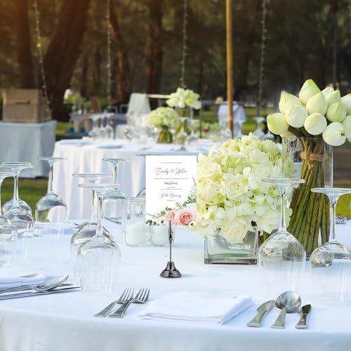 Marspark 12 Pcs Table Number Holders 3 Inch Place Card Stands