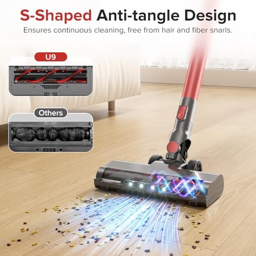 HOUSBRUSH Cordless Vacuum Cleaner with 8-in-1 Functionality