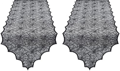 2 Pack Halloween Table Runners 18x72 Inches