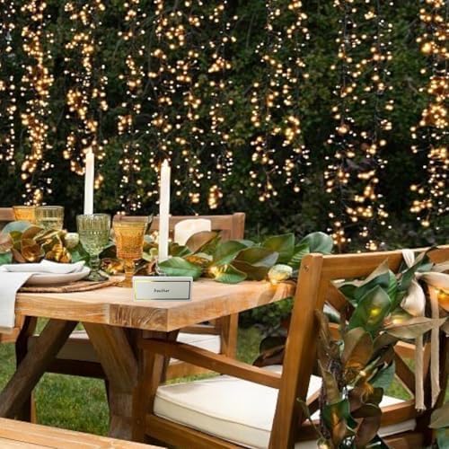 EVASTER Place Cards with Gold Foil Border Pack of 100