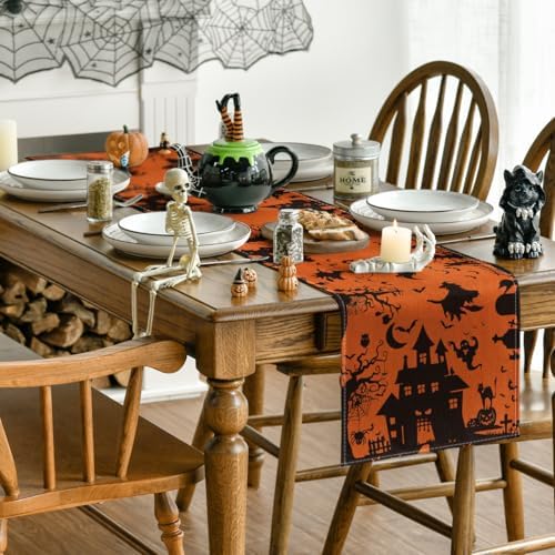 Artoid Mode Halloween Table Runner 13x72 Inch 1