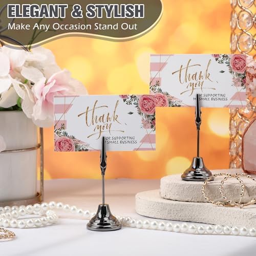 Marspark 12 Pcs Table Number Holders 3 Inch Place Card Stands
