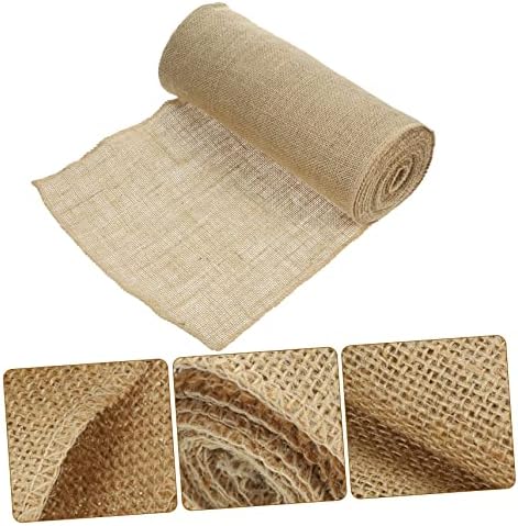 Hohopeti 1 Roll Rustic Burlap Table Runner
