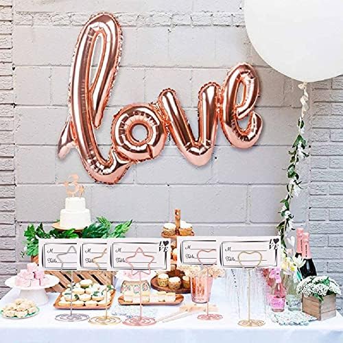 12pcs Table Number Stands 335 inch Place Card Holders with Star Shaped Design