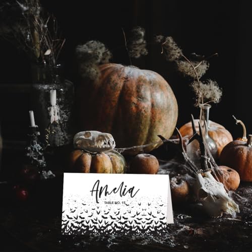 Andaz Press Halloween Place Cards 24 Pack 2x35