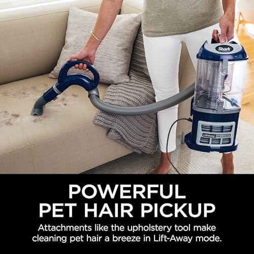 Shark Navigator Lift-Away Deluxe Upright Vacuum Blue NV360