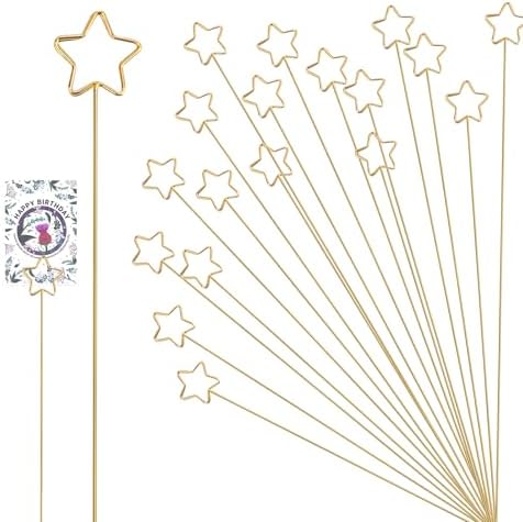 20 Pcs Star Shape Metal Place Card Holders