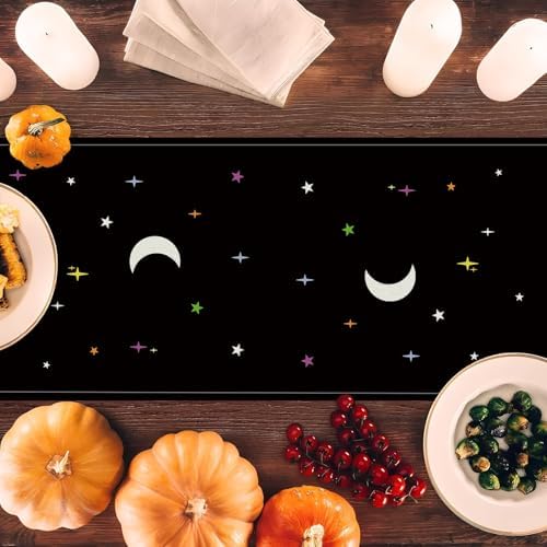 Gagec Halloween Table Runner 13x72 Inch
