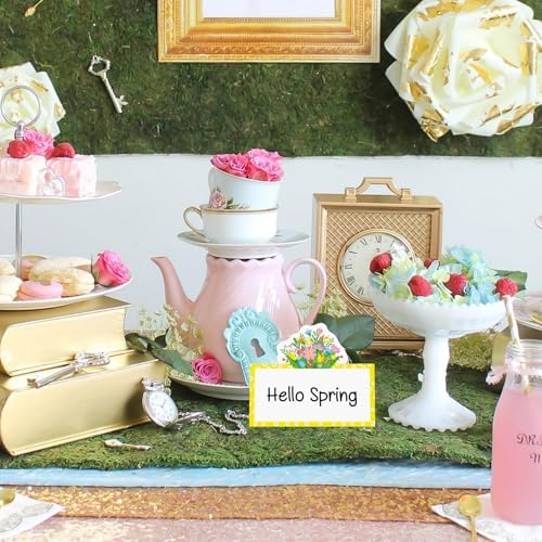 48 Pcs Spring Floral Place Cards for Parties and Events