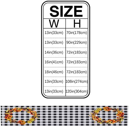 TH XHome Linen Table Runner 183 Inches Long Farmhouse Decor