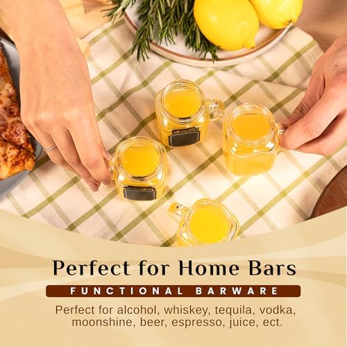 25 Oz Small Mason Jars with Lids 10 Pack