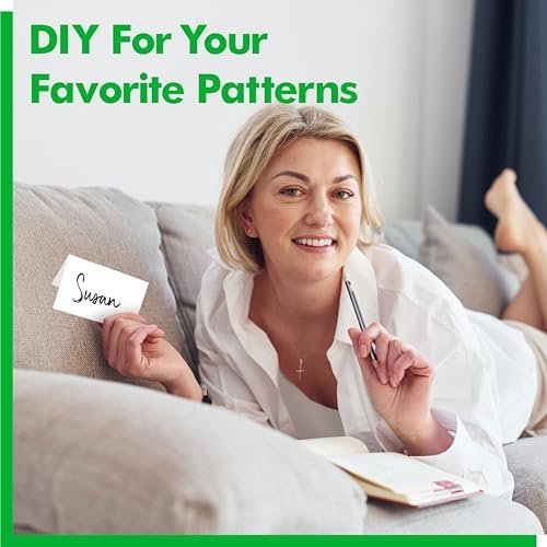 110 PCS Small Tent Place Cards for Events and Weddings