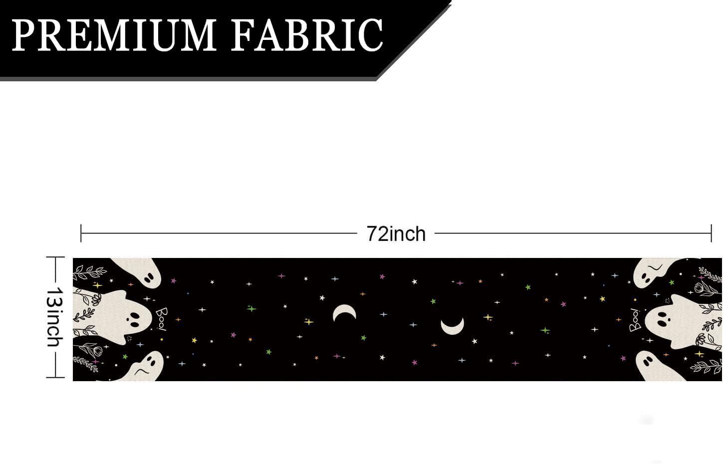Gagec Halloween Table Runner 13x72 Inch