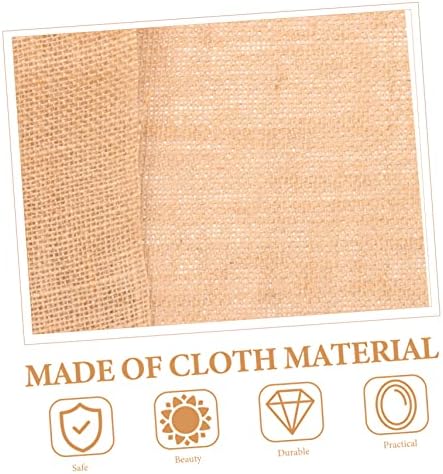 GRIRIW Natural Linen Table Runner Roll Reusable Party Decor Cover