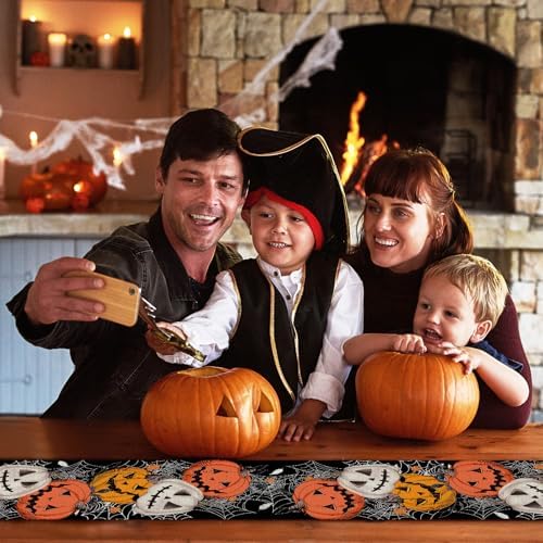 Pedenty 72x13 Inch Halloween Table Runner Decorations