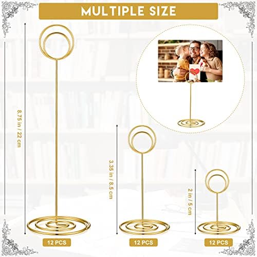 Teling 36-Piece Table Number Holders Set Gold