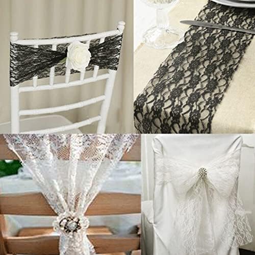 Lace Net Roll 6 x 10 Yards Peach Table Runner