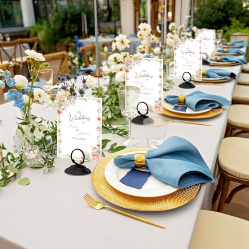 24 Pcs Metal Table Number Holders for Events