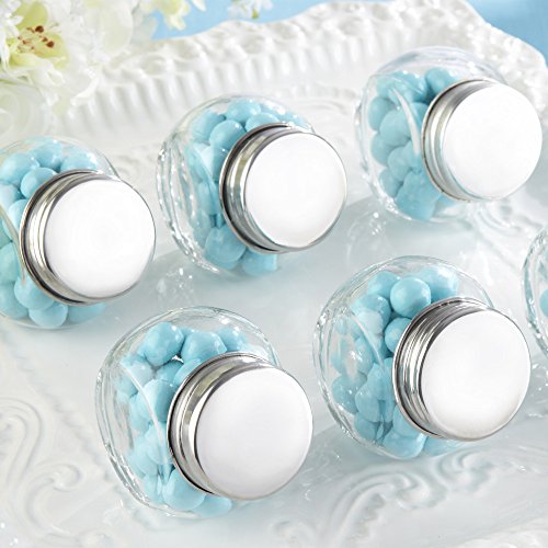 Kate Aspen Set of 12 Mini Glass Favor Jars