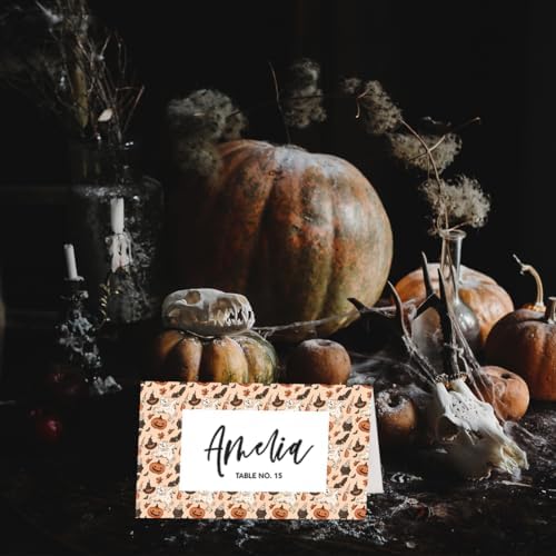 Andaz Press Halloween Place Cards 24 Pack 2x35 1