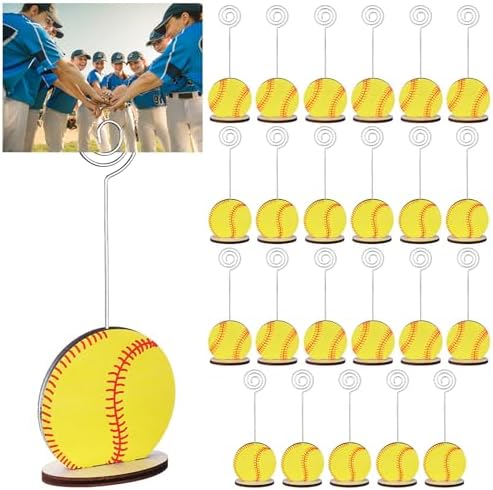 24 Pcs Sports Ball Shape Table Memo Holder