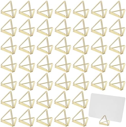 100 PCS Gold Table Card Holders for Events