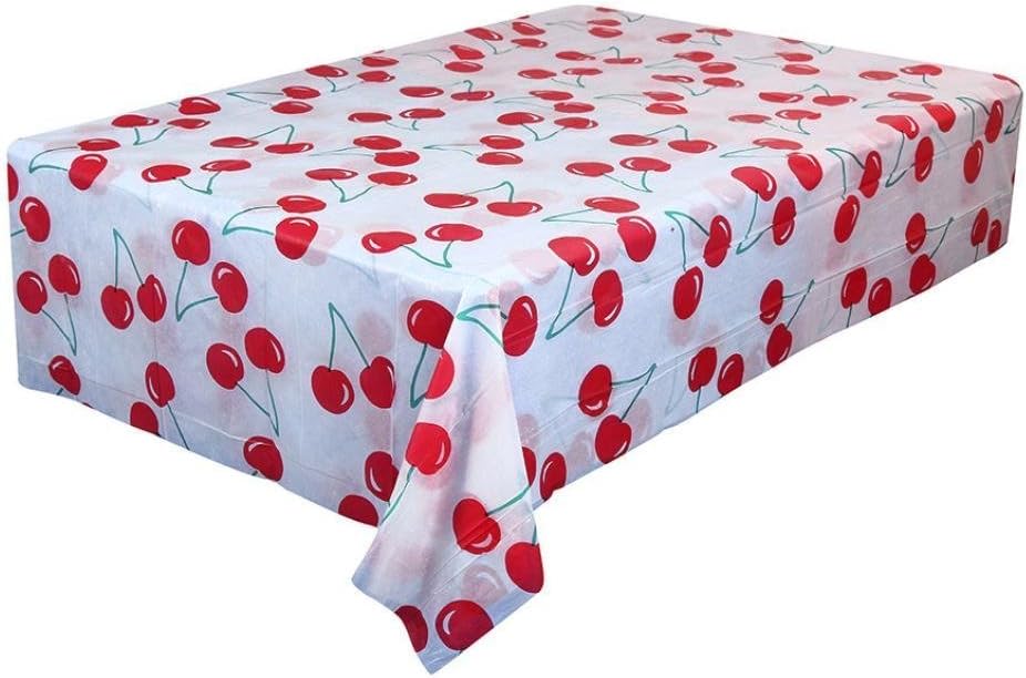 Retzjorv Vpang 2 Pcs Plastic Tablecloth 71 Inch