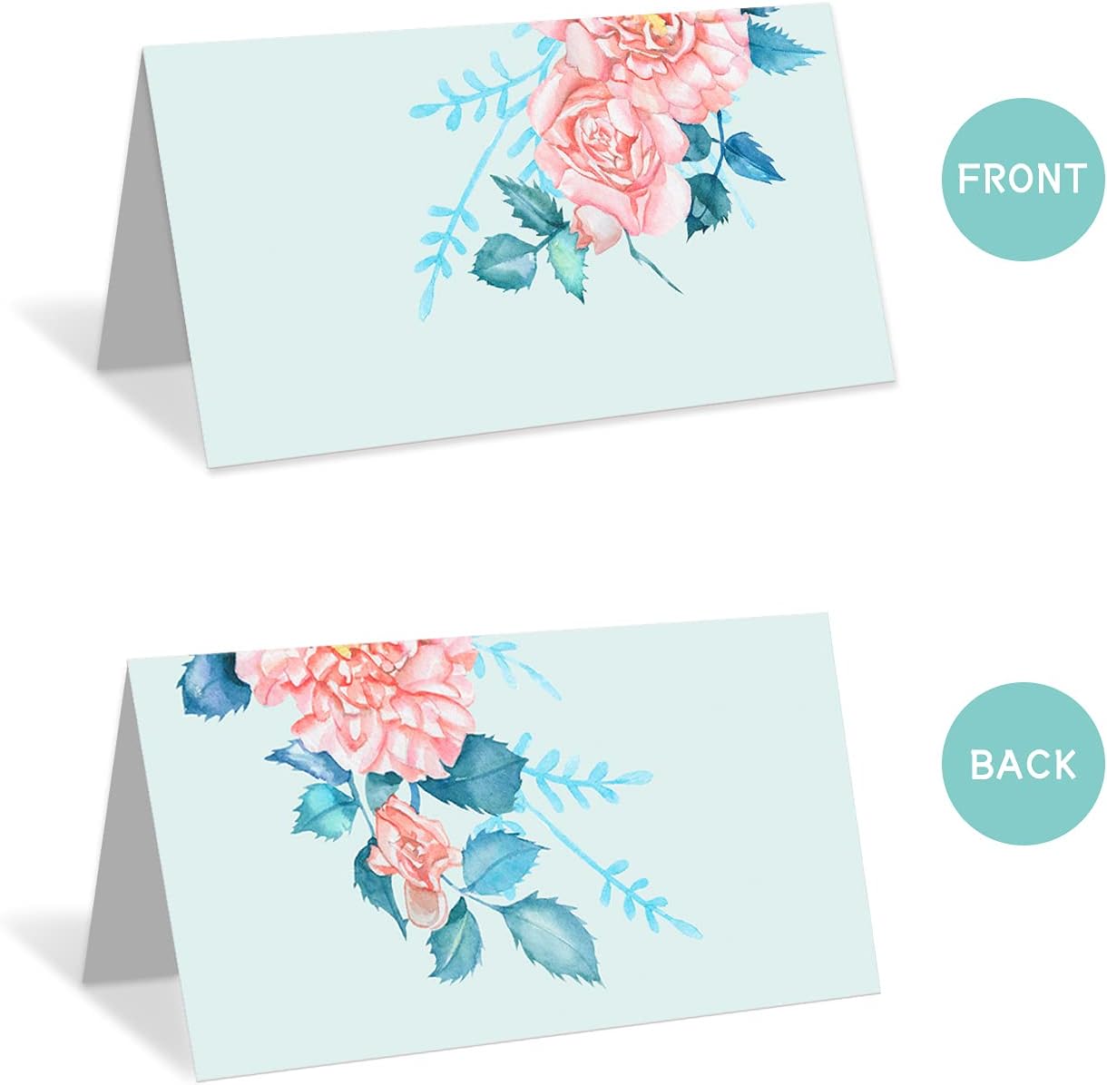 JUZNU Place Cards 120 Pack for Weddings and Parties