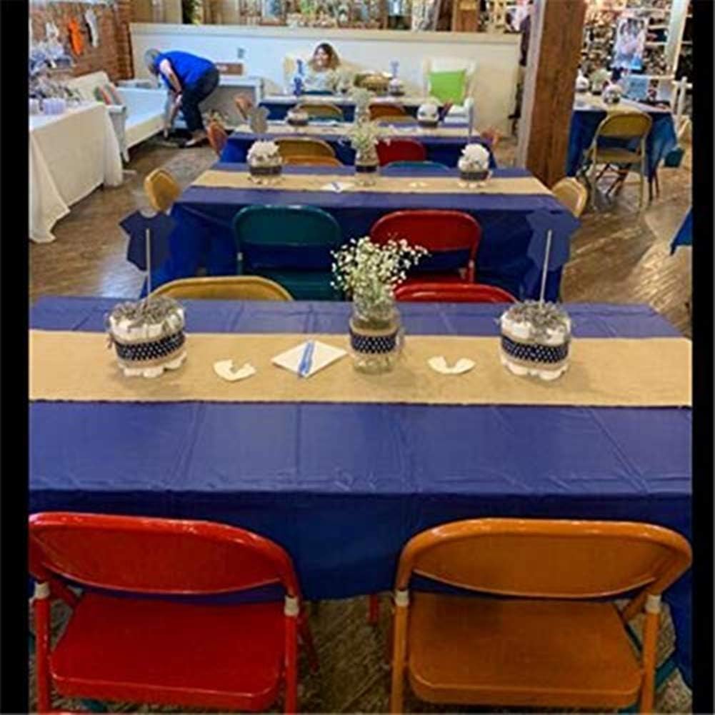 OZXCHIXU Jute Burlap Table Runner 12 Wide x 10 Yards Long