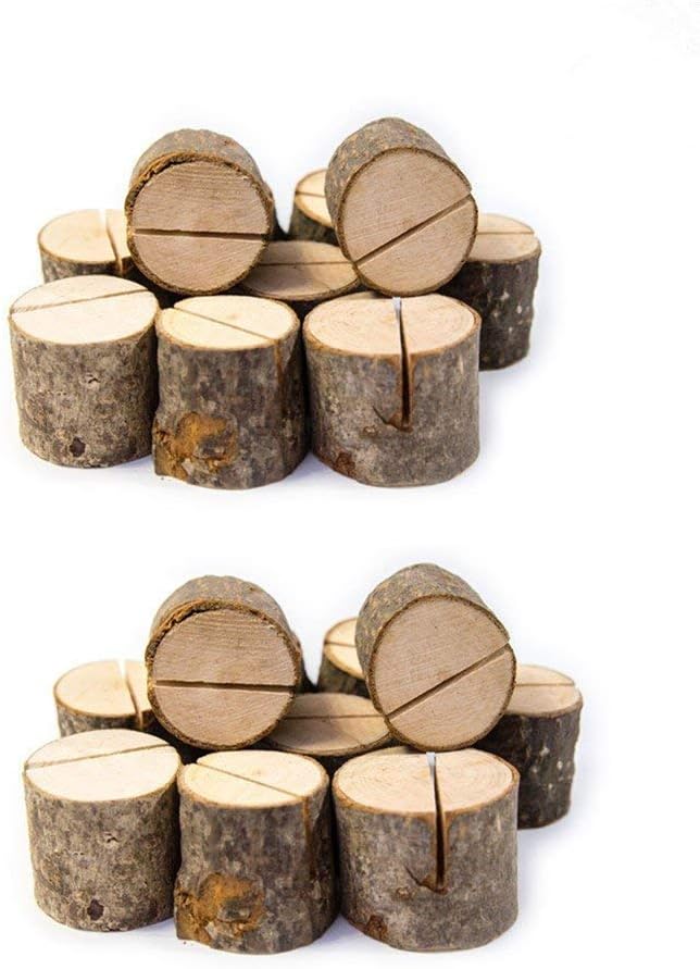 Rustic Wood Table Numbers Holder 20pcs