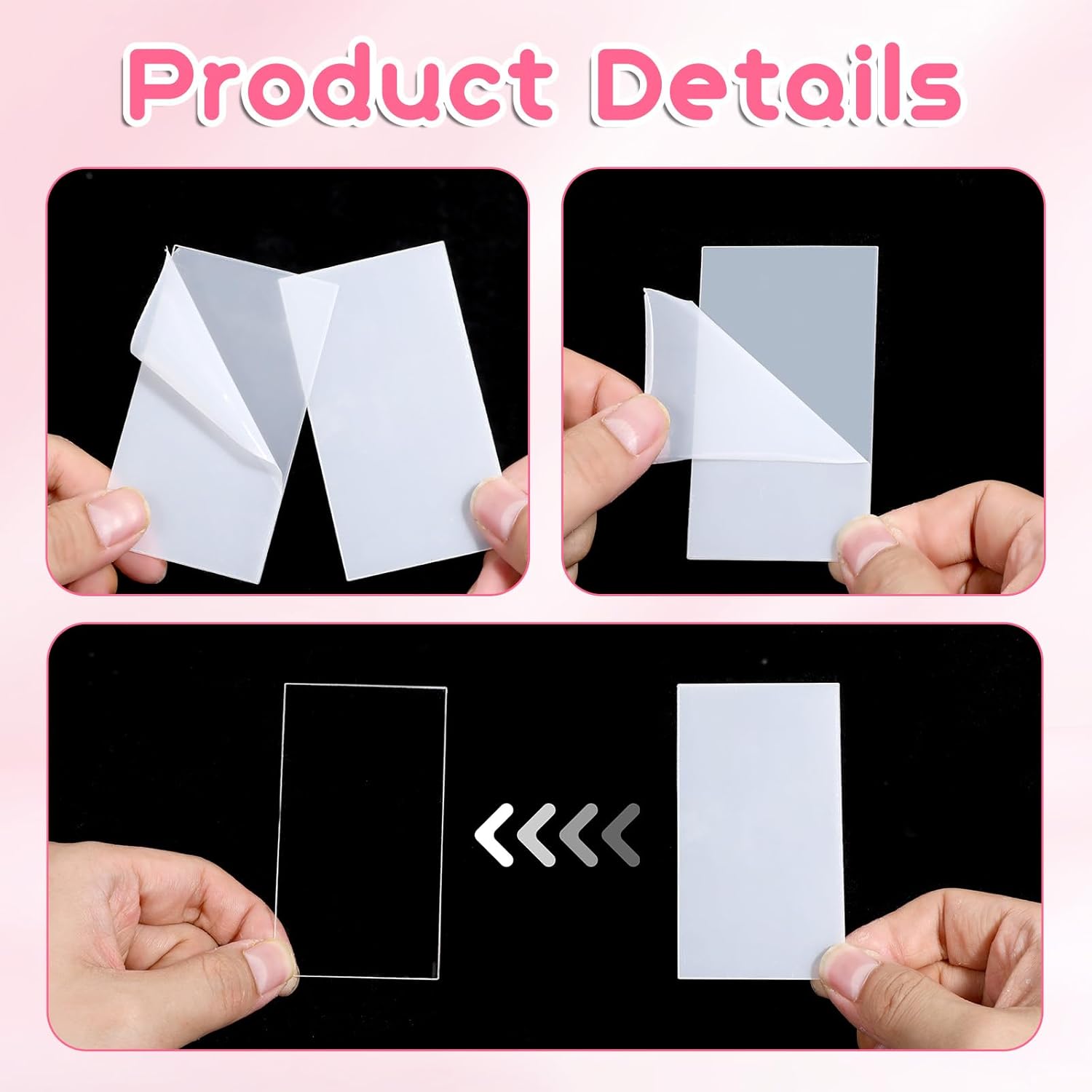 120 Pcs Clear Acrylic Place Cards Wedding DIY Table Numbers