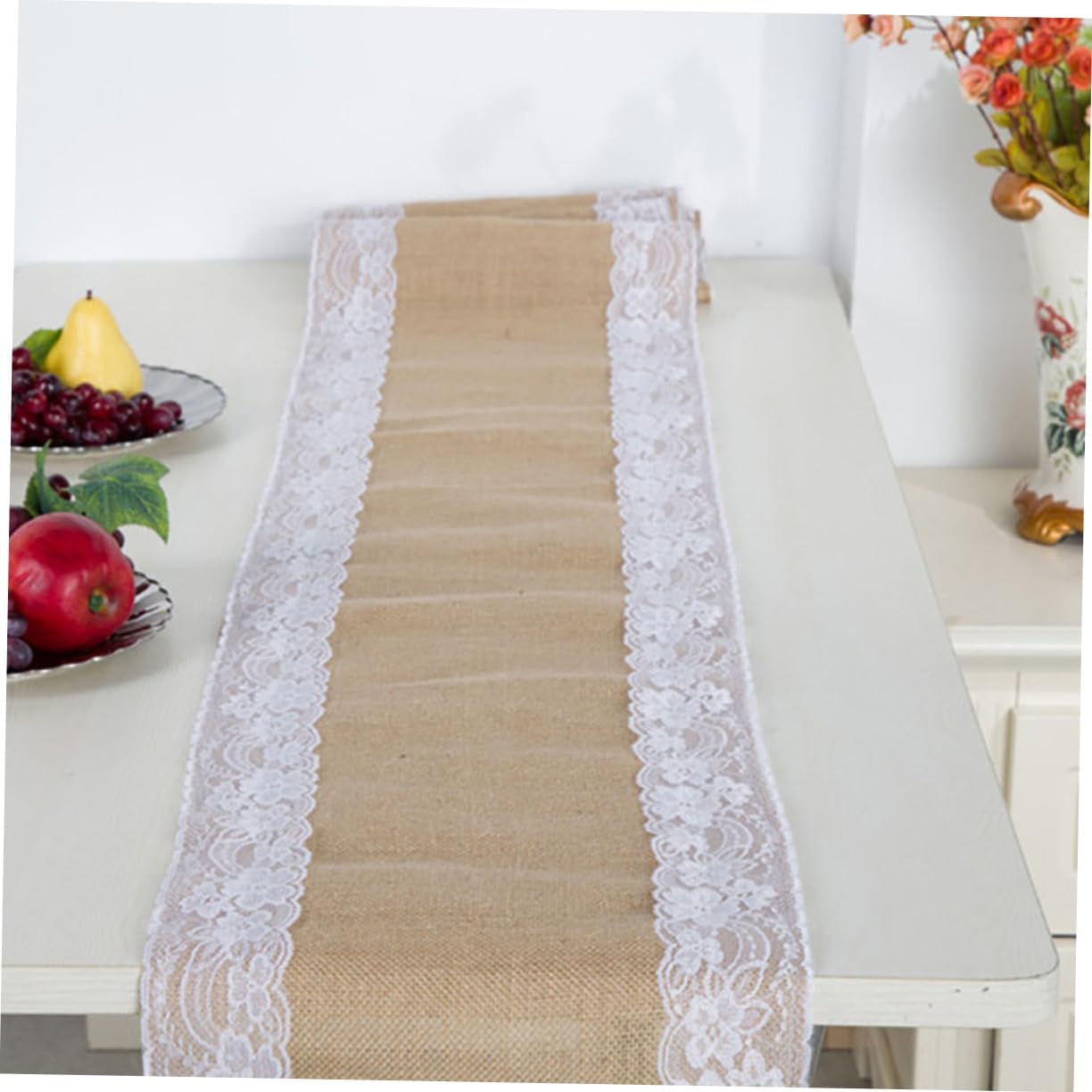Elegant Lace Table Runner for Weddings and Parties