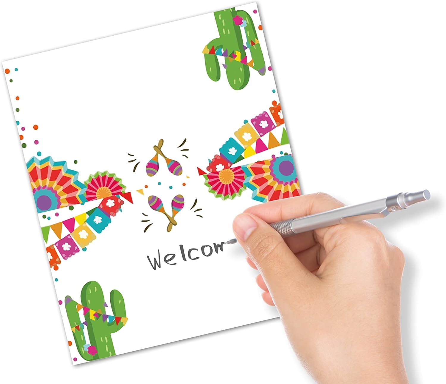 Mexican Fiesta Themed Place Cards Pack of 25