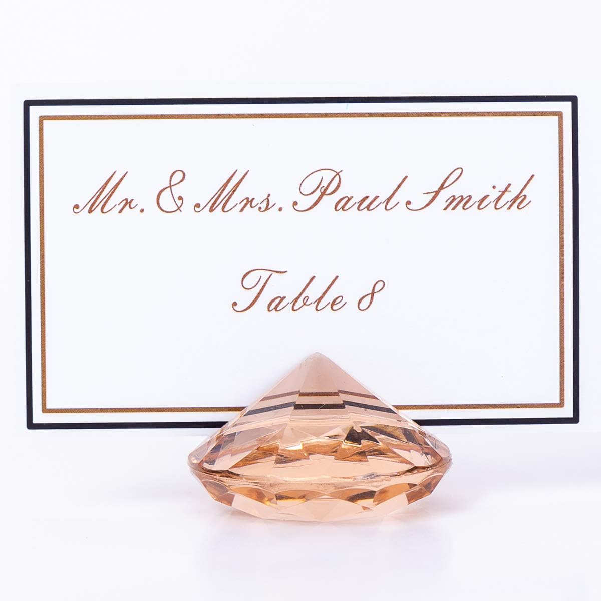 Elegant Place Card Holder Gold 12Pcs