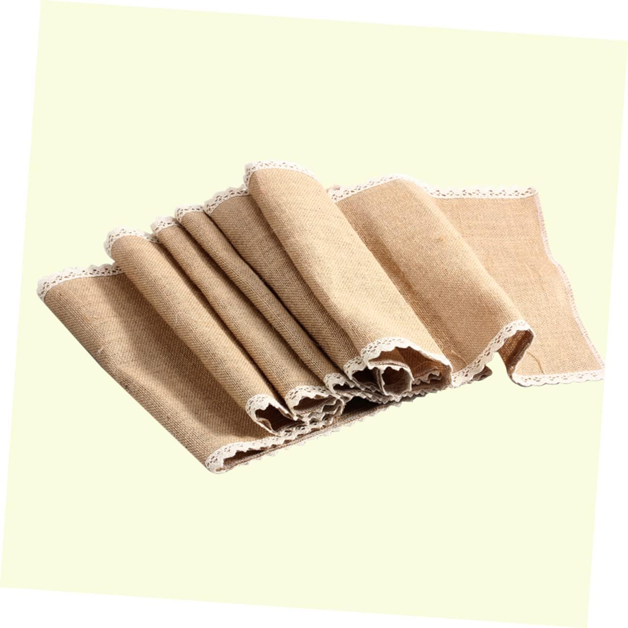 Lace Jute Table Runner 30x275cm for Wedding Events