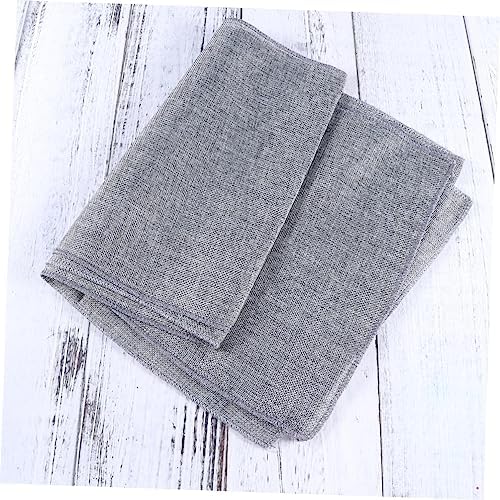 MAGICLULU Rustic Gray Table Runner Imitated Linen Design