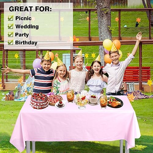 Craft And Party 54 in x 100 ft Table Cover Roll Light Pink