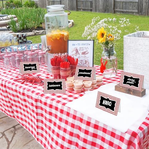 24PCS BBQ Party Decorations with Marker