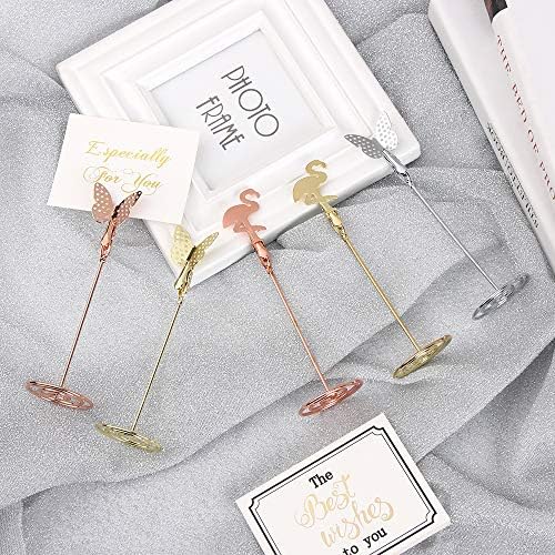 Butterfly Table Number Holders 10Pcs Rosegold