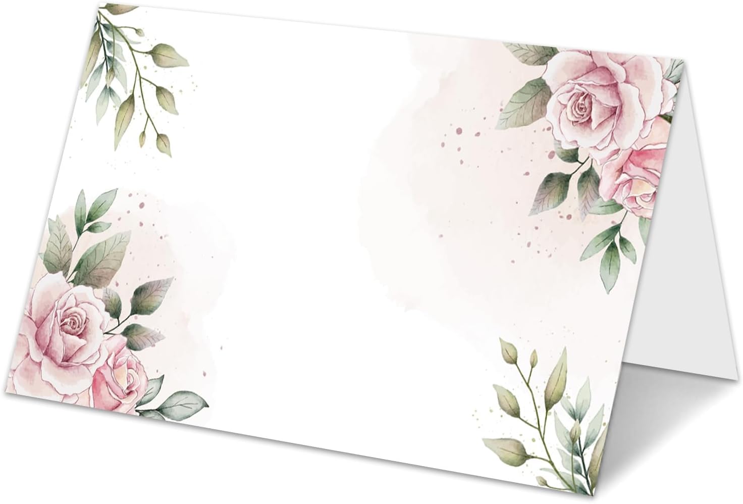 Rose Place Cards for Wedding Table Setting 25pcs
