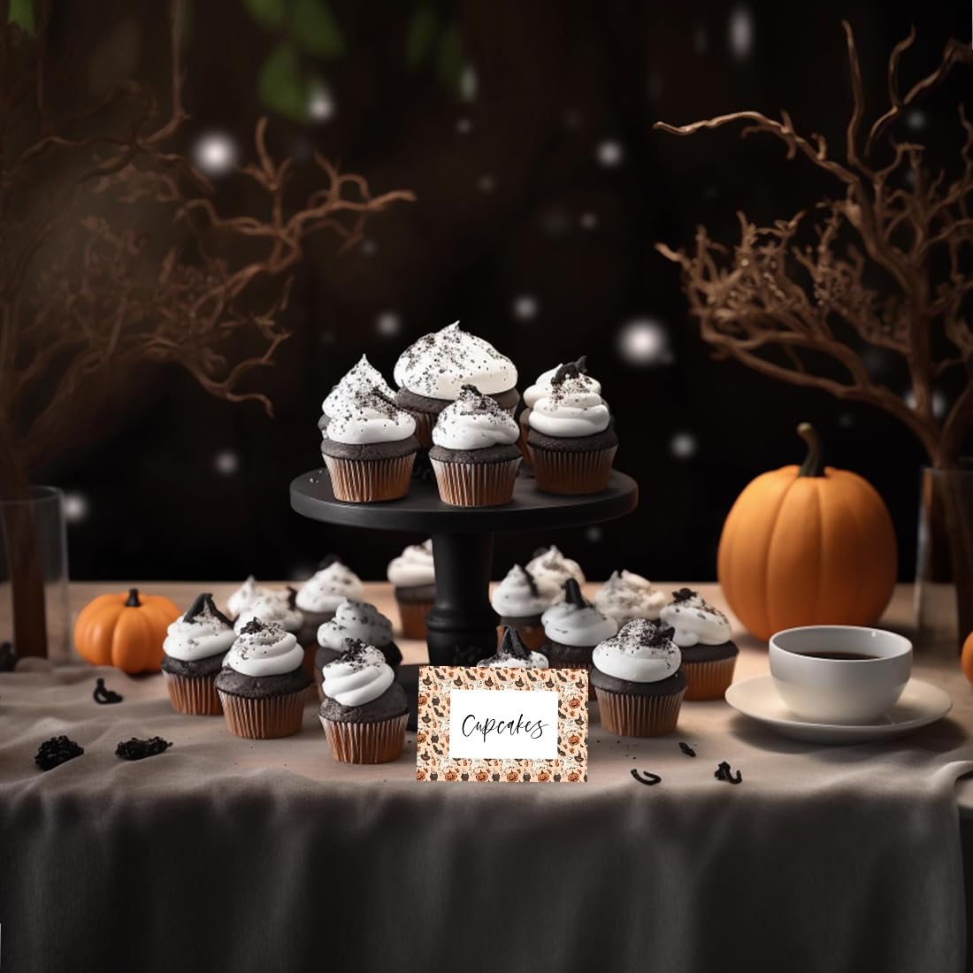 Andaz Press Halloween Place Cards 24 Pack 2x35 1