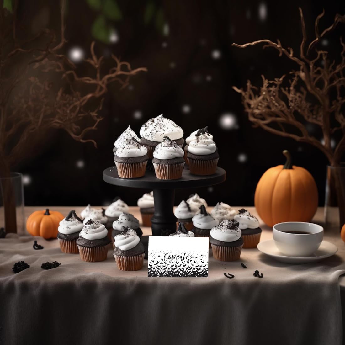 Andaz Press Halloween Place Cards 24 Pack 2x35