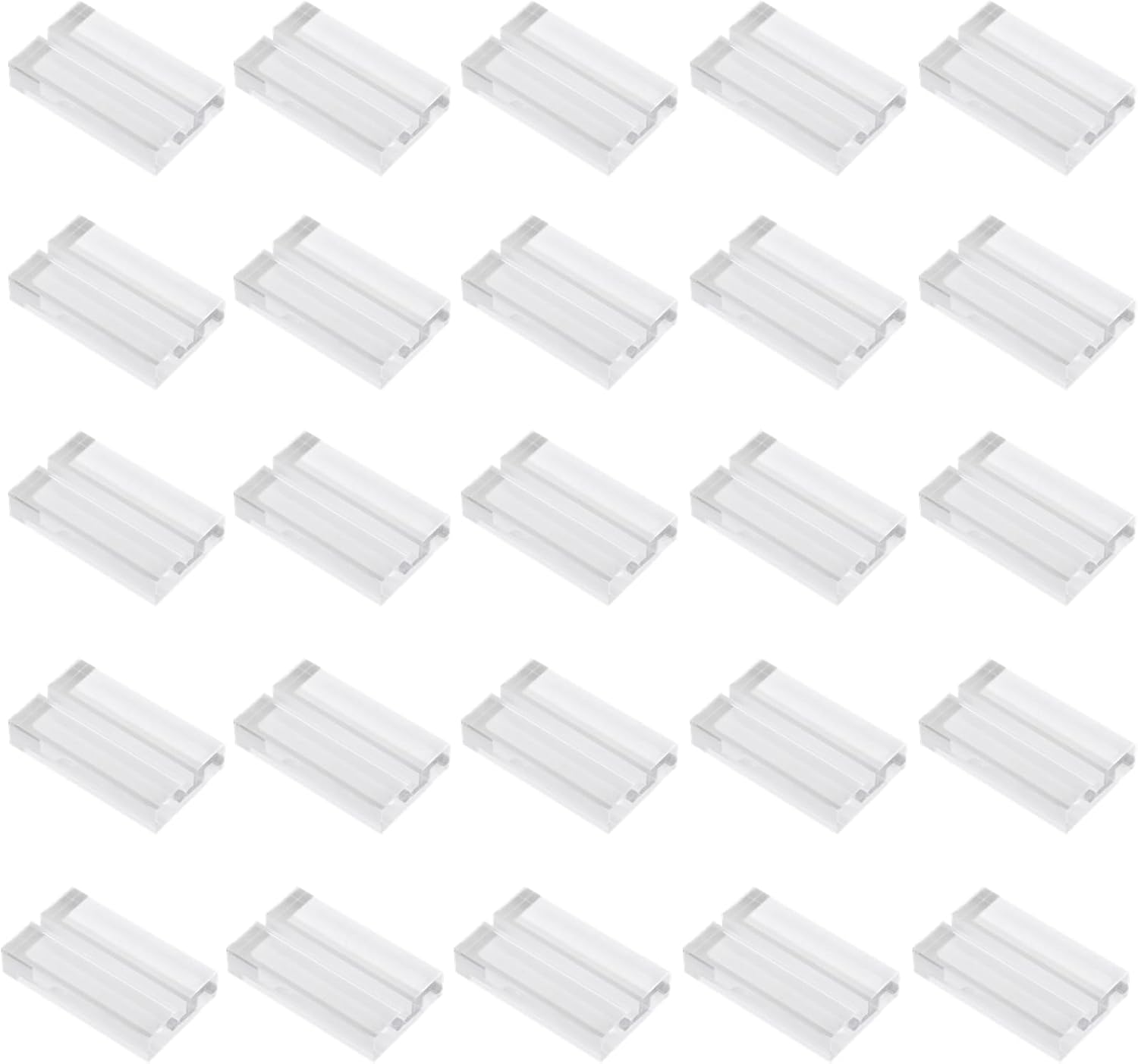 Lnrueg 24 Pcs Acrylic Place Card Holders