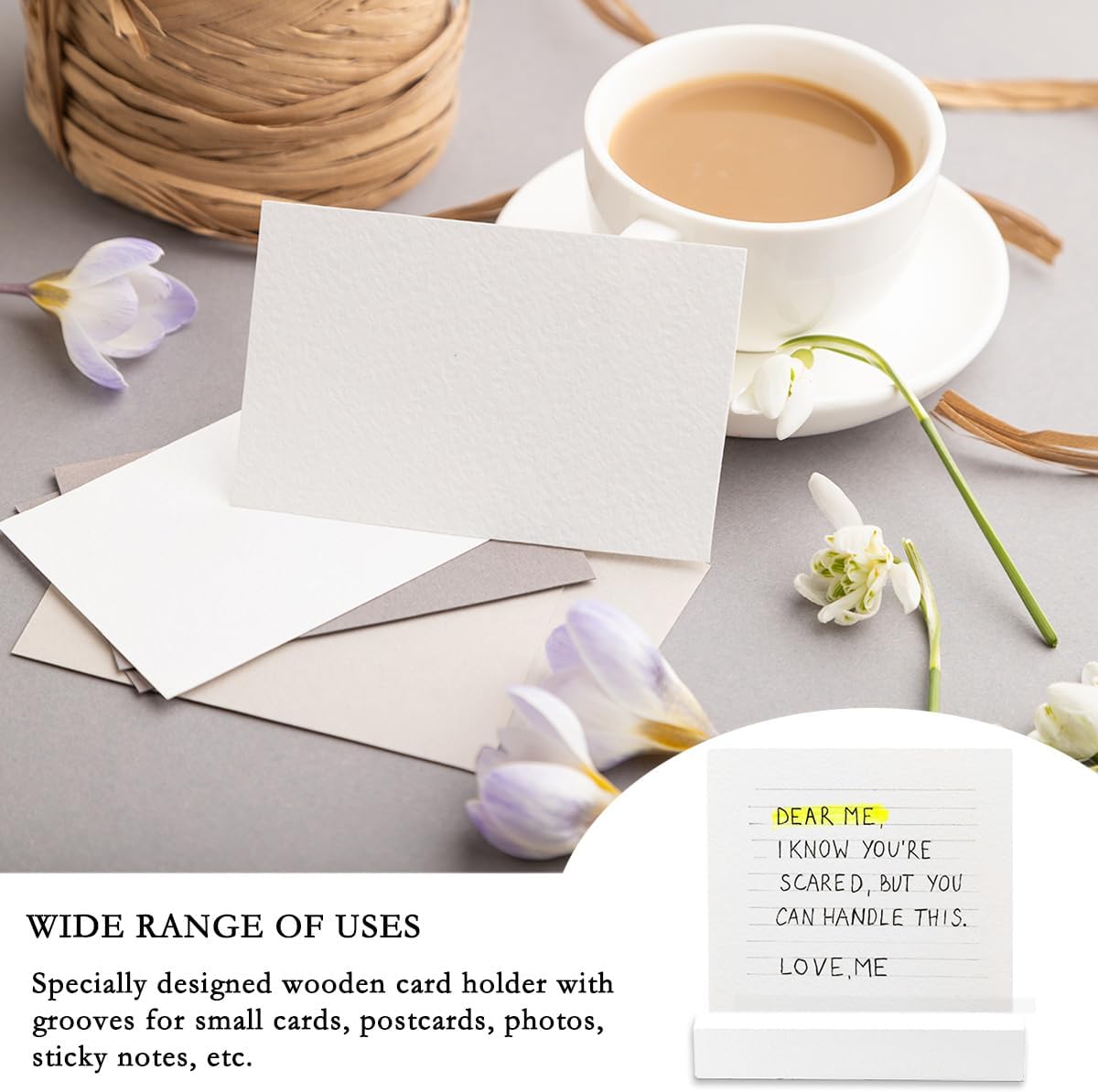 20pcs Wood Place Card Holder for Events and Decor