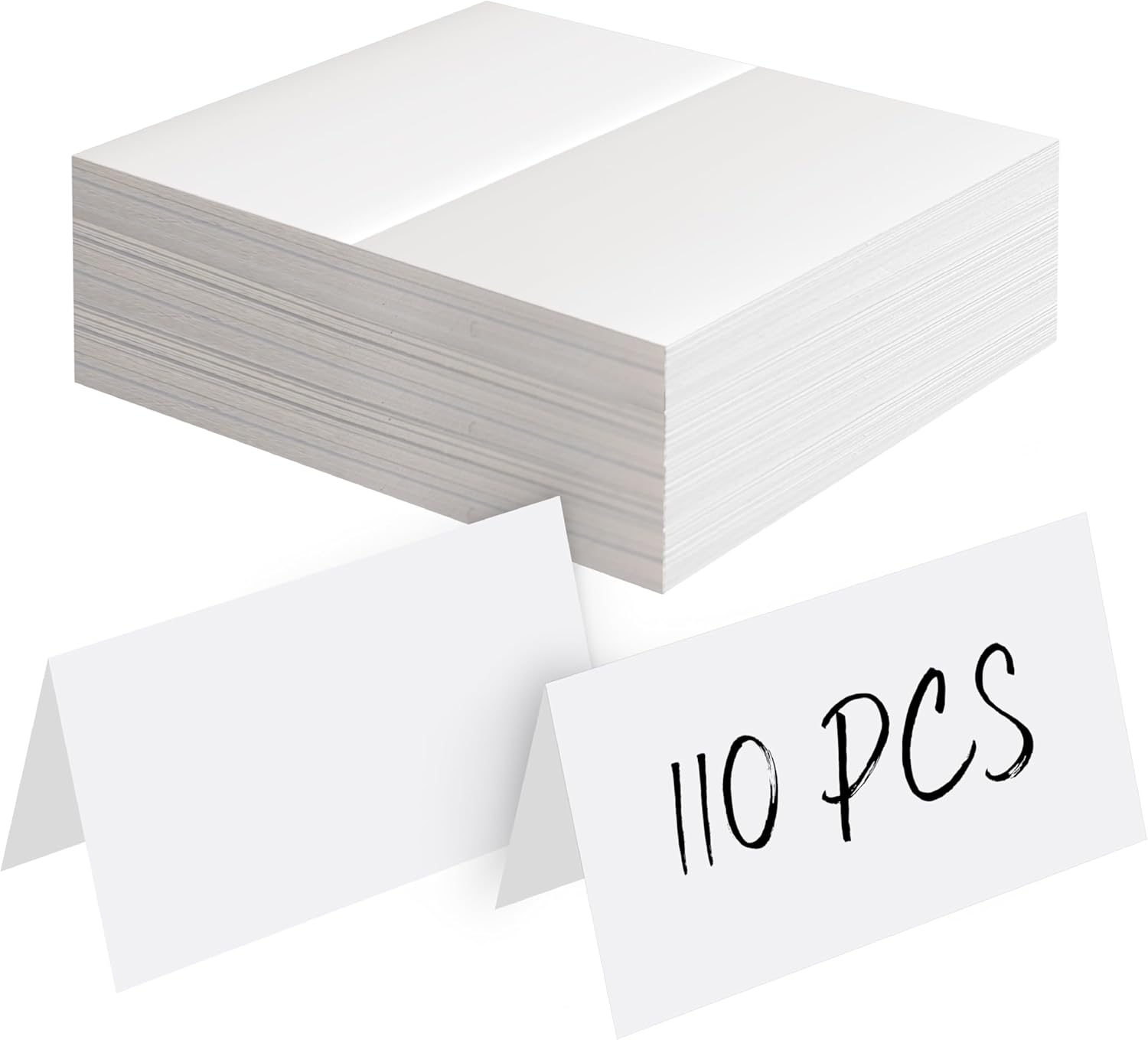 110 PCS Small Tent Place Cards for Events and Weddings
