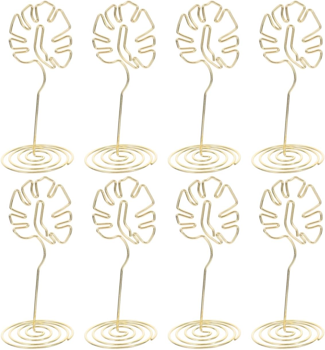 Stobok Table Number Holders 8PCS Metal Set
