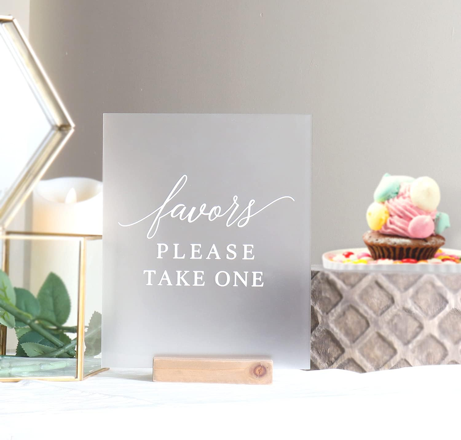 Hanna Roberts Set of 3 Wedding Signs with Holder