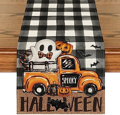 Artoid Mode Spooky Halloween Table Runner 13x72 Inch